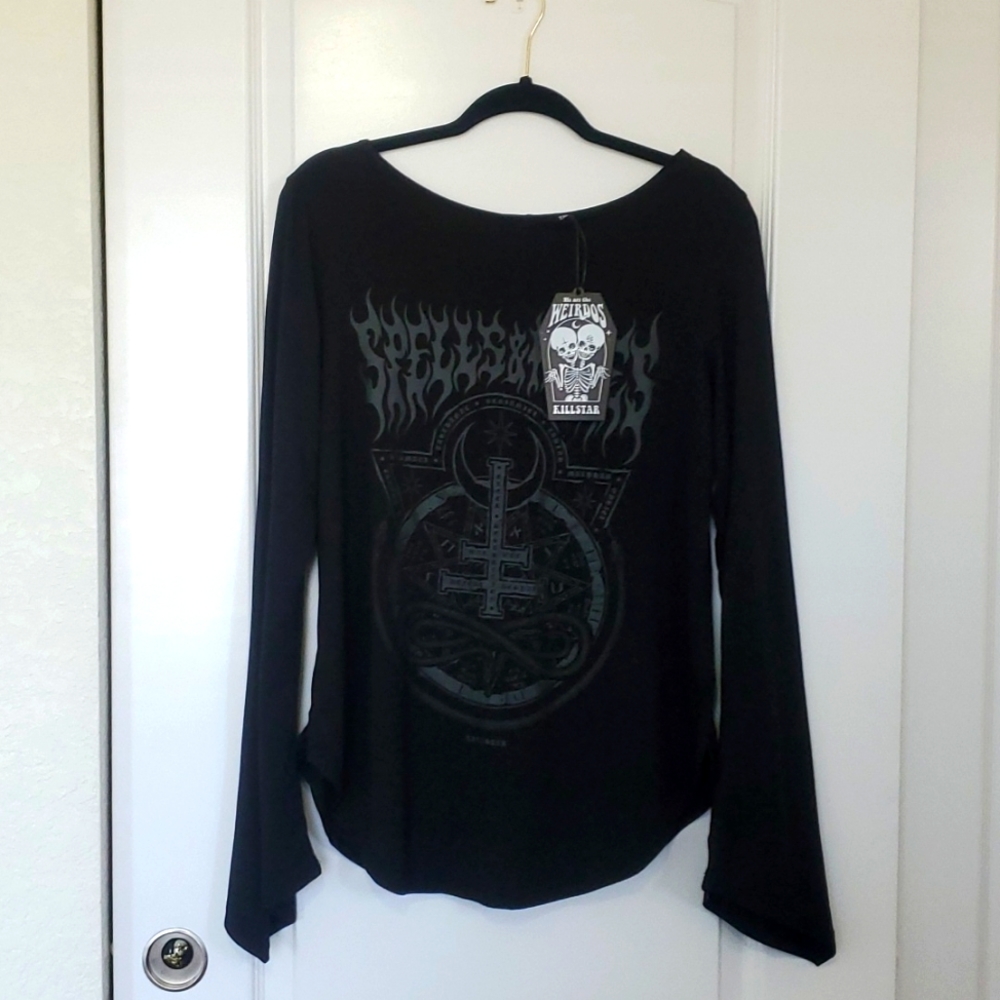 Killstar Leya Long Sleeve Top